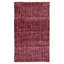 Tapis rouge bourgogne surteint de 5,8 x 9,2 pi pour intérieurs modernes, tapis turc noué à la main