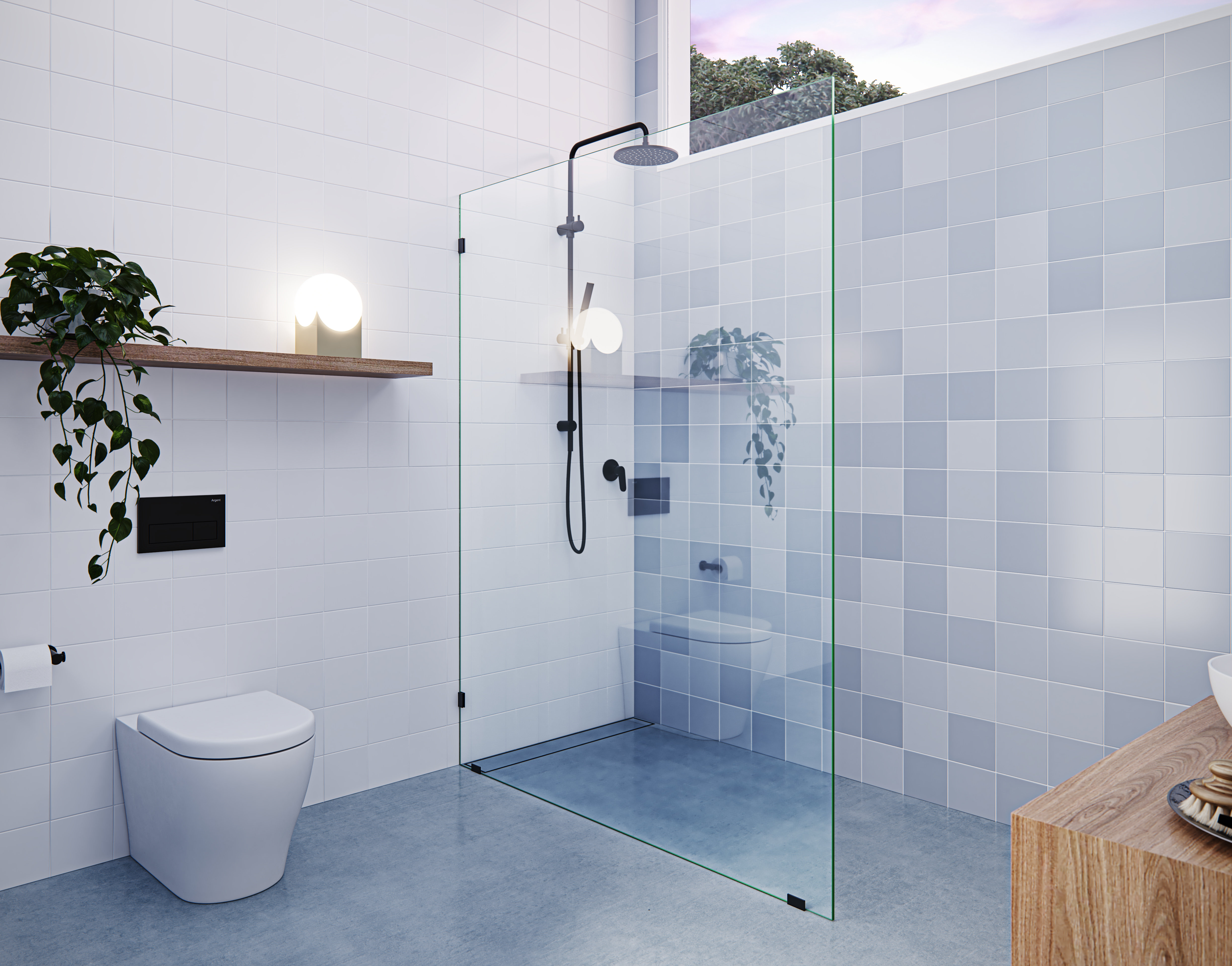 Bathroom Glass Partition for a Sleek and Modern Look