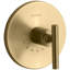 Garniture de valve thermostatique Purist avec poignée levier ADA
