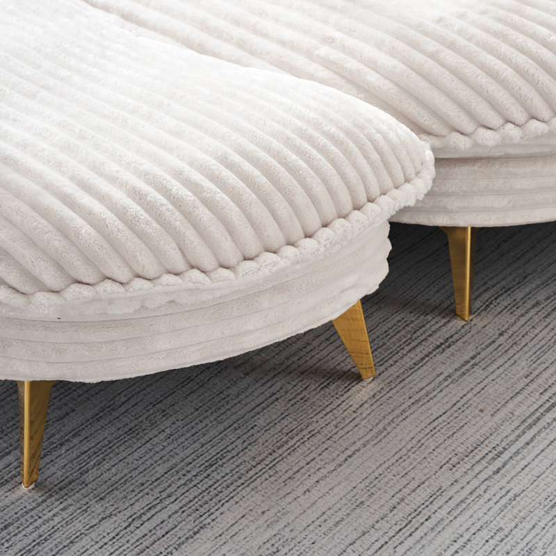 46.04'' Corduroy Sofa