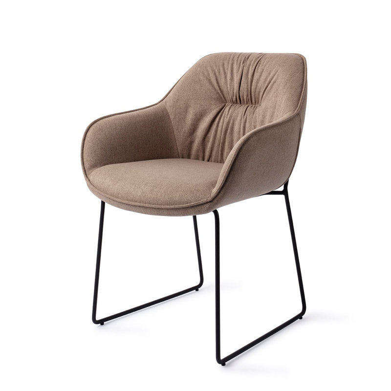 Miki Soft Carota Dining Chair, Brown