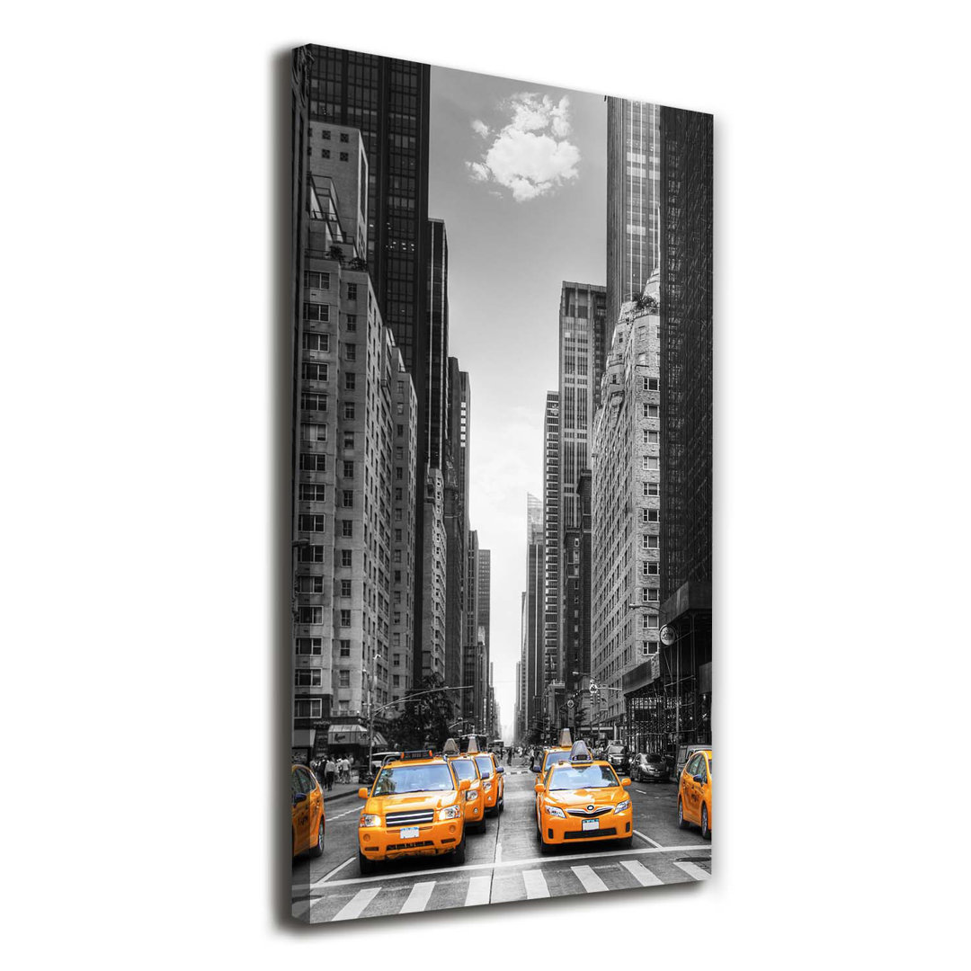 Kunstdruck Taxis New York auf Leinwand