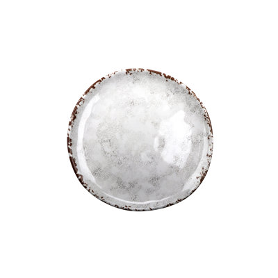  Assiette plate en mélamine 10,5 po, ensemble de 4