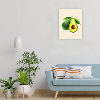 "Fresh Green Fruit", reproduction d'art sur toile, 24 x 18 pouces, Premium Home Modern