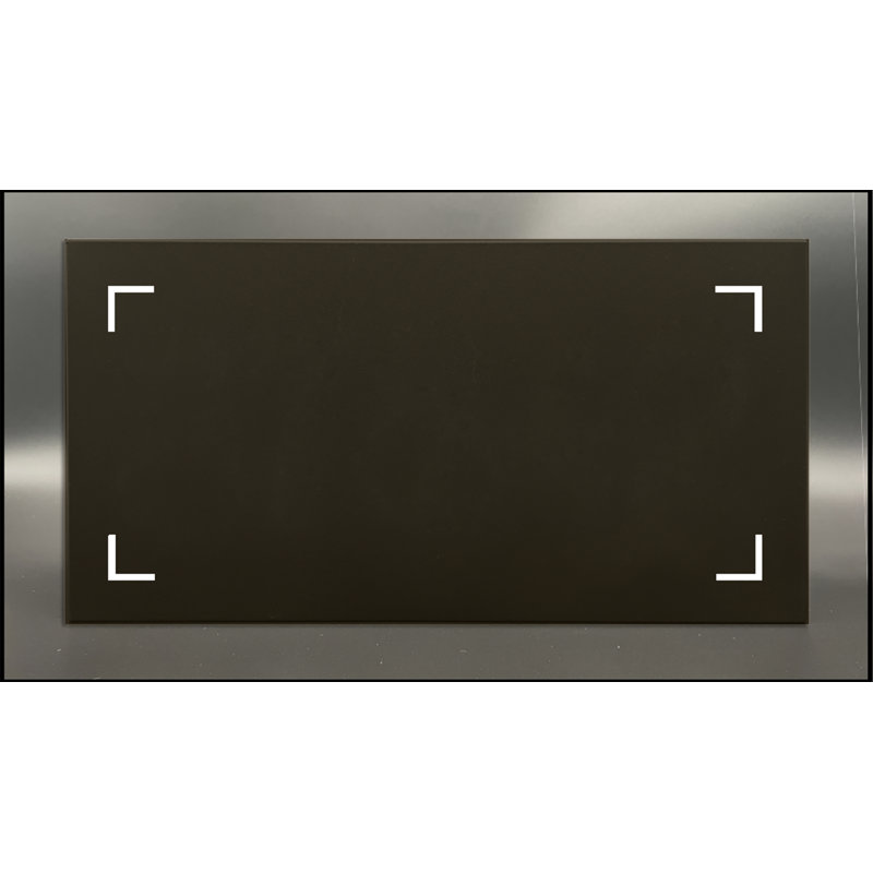 Panneau d'adresse en aluminium illuminé, Bronze foncé, Oui