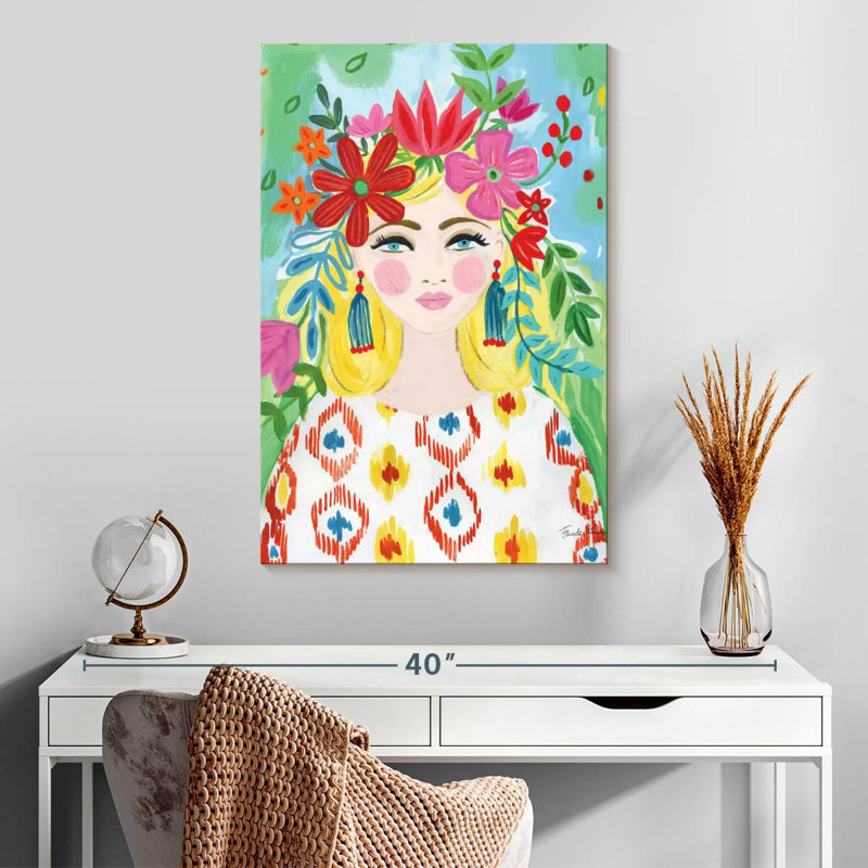 Fille Leisha Boho I, H 30 po x l 20 po