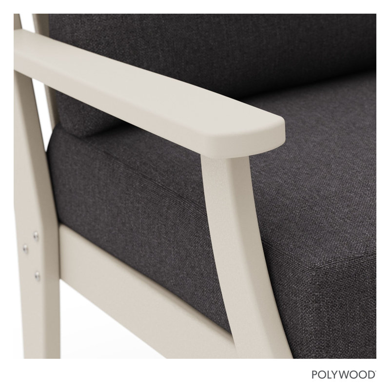 Braxton Deep Seating Loveseat, Sand/Ash Charcoal