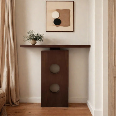 Wabi-Sabi Style Creative Solid Pine Entryway Table