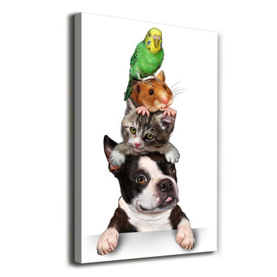 Pets - Wrapped Canvas Print