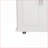 Kitchen Island Cart with 2-Door Cabinet, 3 Drawers, Spice/Towel Racks, 43.31” Width, Snow White | White | MDF-2135003005