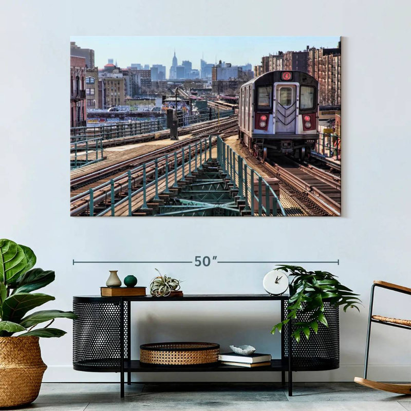 New York Subway Train, 34" H x 51" W