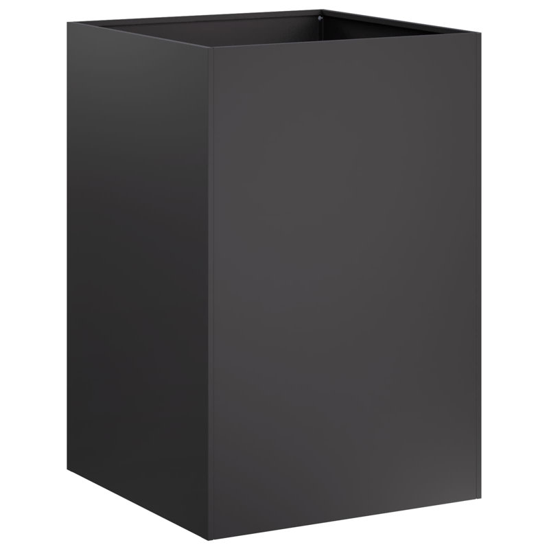 Planter, 75cm H x 50cm W x 50cm D, Black, 2