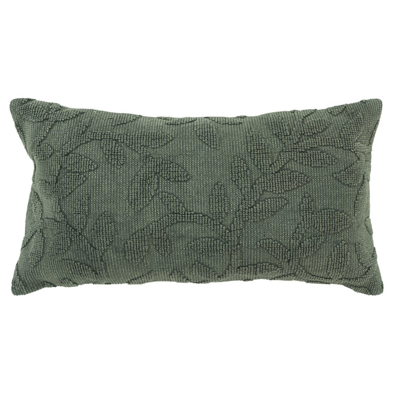 Housse et insert de coussin 100% coton Bess, Vert