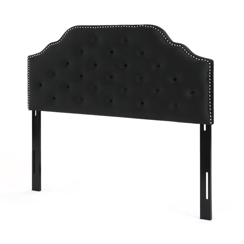 Bed Frame With Headboard, Black