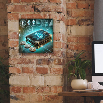«Crypto Wallet» par Rey Klimt, art mural sur toile