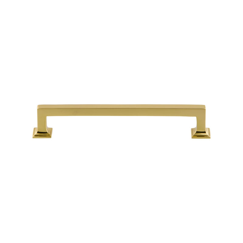Grandeur Geneva 6" Brass Handle Pull, Lifetime Brass