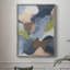 «Soft Indigo Atmosphere II», reproduction encadrée - bois massif-1400798265
