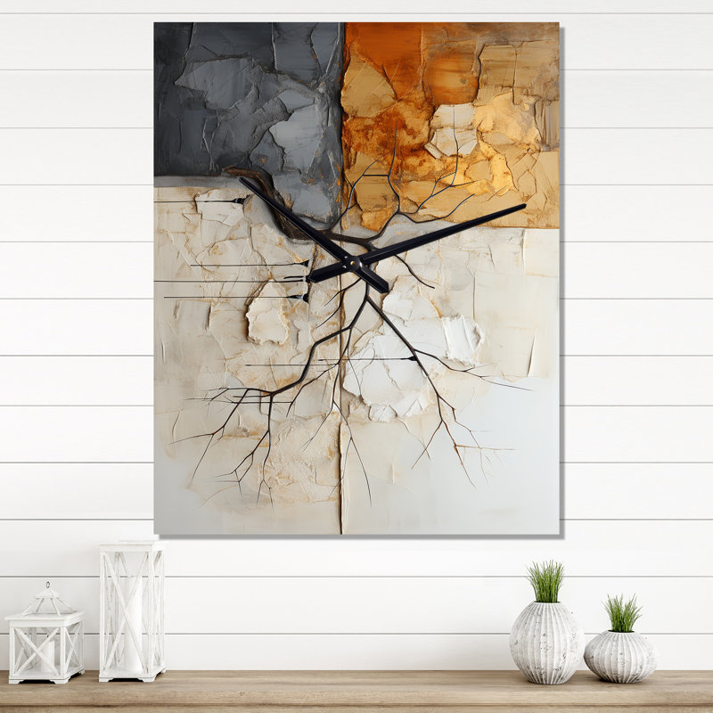 Janit - Horloge murale moderne, H 40 po x l 30 po x P 1 po