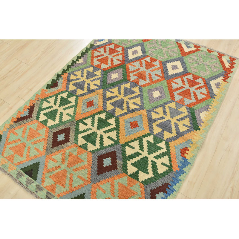 Savanella One-of-a-Kind 4'2'' X 5'10'' Wool Area Rug in Multicolor