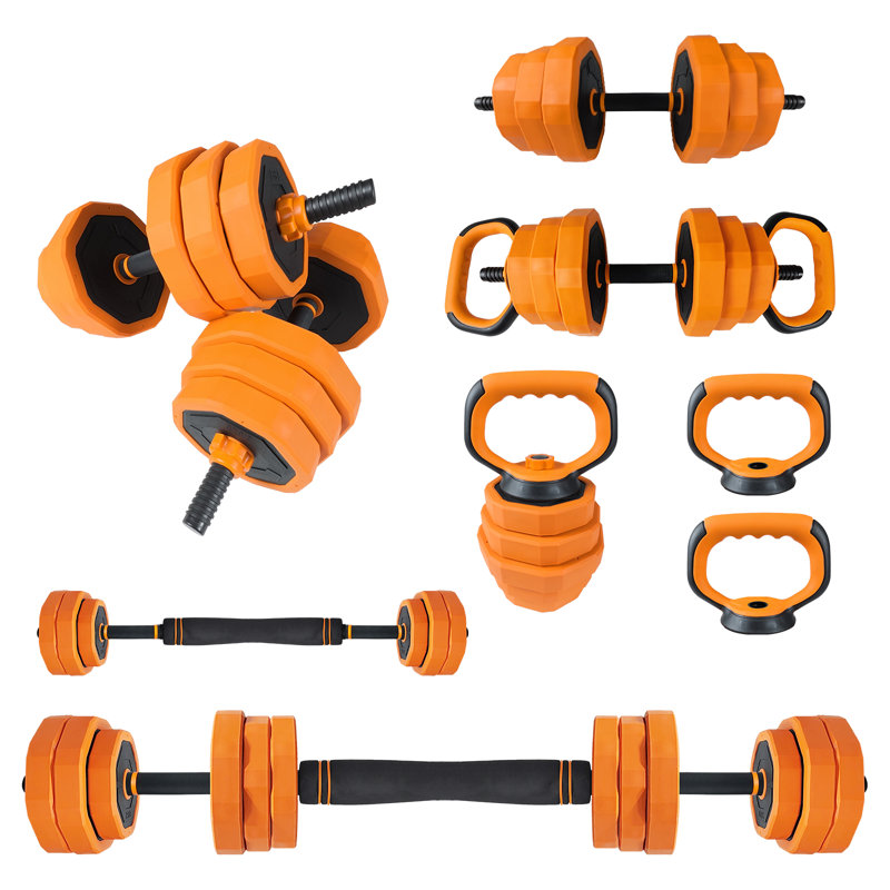 Ensemble d'haltères réglables 4 en 1, 88 lb
