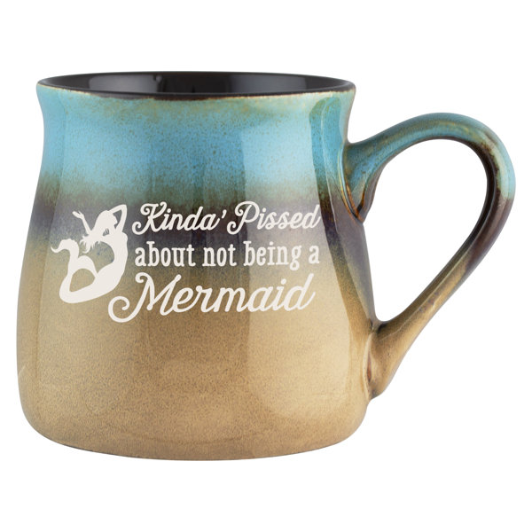 Mermaid Coffee Tumbler 20 Oz Double Walled Stainless Steel Mug