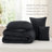 Bedsure Pinch Pleat Comforter Set Boho Bed-in-A-Bag Bedding Set with  Pillowcases for All Season-105529479-105529496