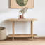 Hedda Rattan & Wood Console 45" Console Table