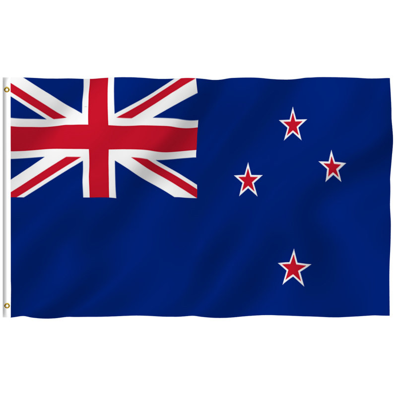Drapeau de la Nouvelle-Zélande drapeau de maison en polyester 36 x 60 po