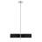 3 - Light Dimmable LED Geometric Chandelier