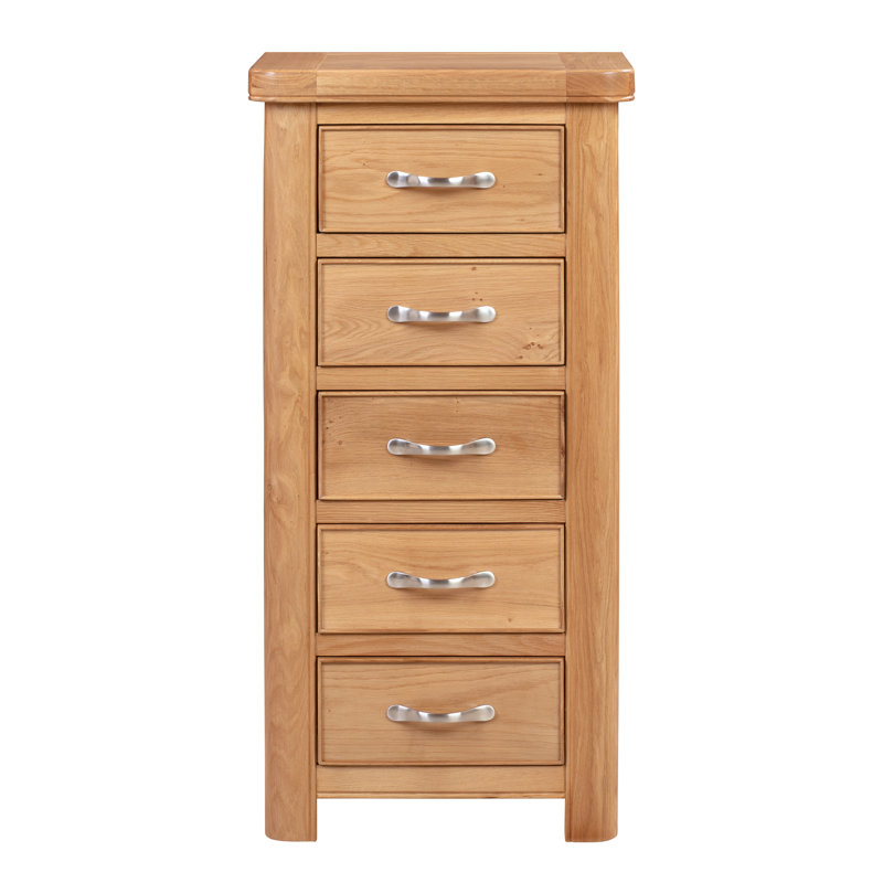 Comfrey 50cm W 5 - Drawer Chest of Drawers, Natural