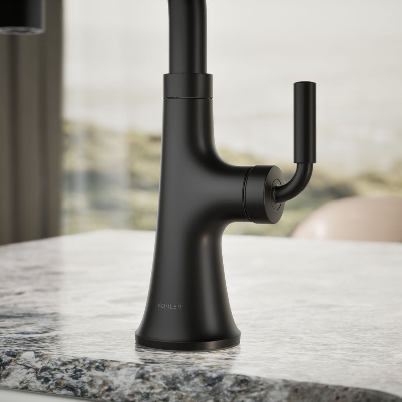 Tone Single-Handle Bar Sink Faucet, Matte Black