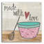  «Made With Love» par Katie Doucette, art mural en verre acrylique, 24 po x 24 po-1666878122