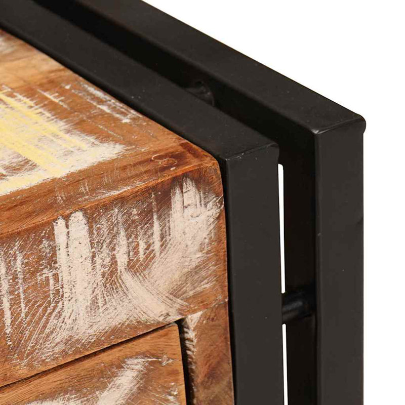 End Table, Multi-Brown