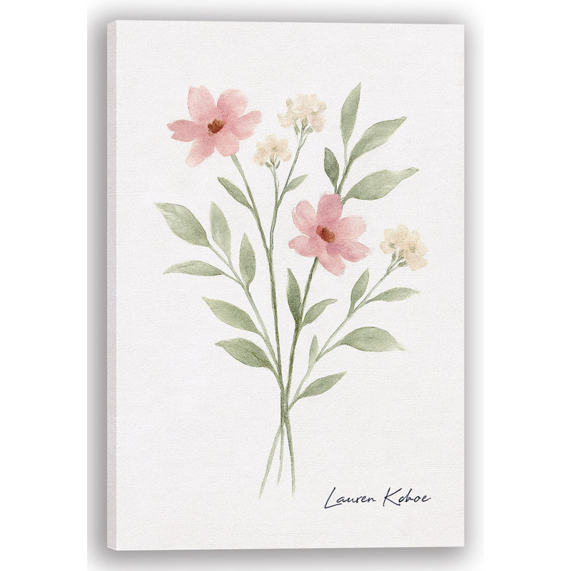 «Blush Simplicity», reproduction sur toile tendue, H 36 po x l 24 po