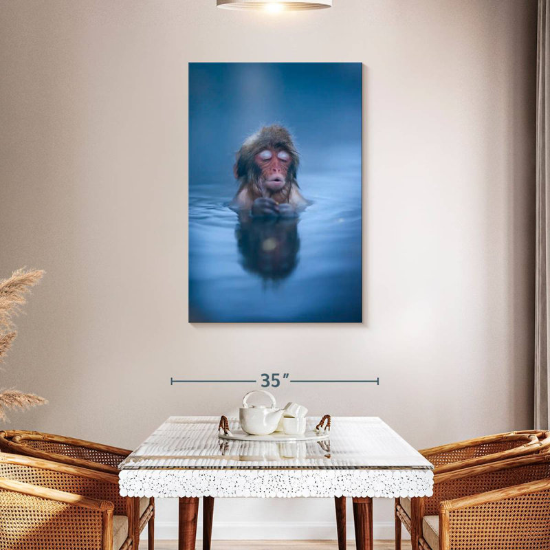 Brampt Japanese Snow Monkey, 45" H x 30" W