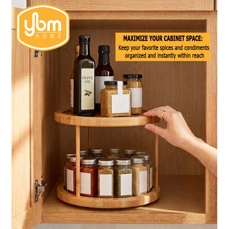Garde-manger rotatif en bambou
