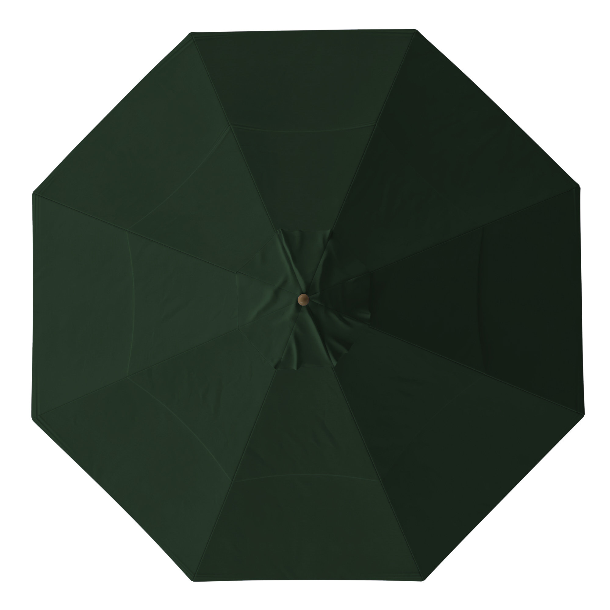 Downtime 132'' Sunbrella® Outdoor Umbrella, Canvas Forest Green Sunbrella® Canvas