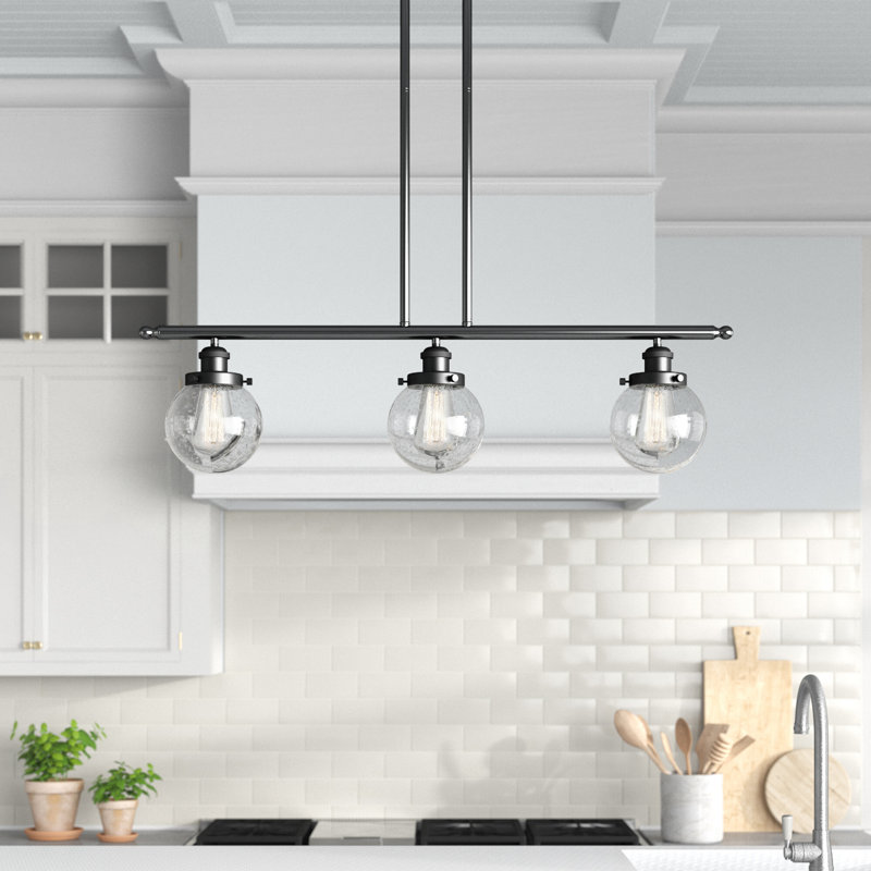 Chippewa 3 - Light Kitchen Island Pendant, No Bulb Included, Seedy, Oil Rubbed Bronze