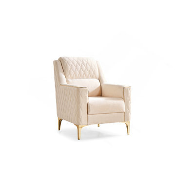 Chaise moderne ivoire