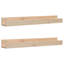 Wall Shelves 2 Pcs Solid Wood Pine-907715484-907715482