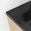 Ensemble de meuble-lavabo simple 24 po en chêne Evita avec plateau en quartz intégré