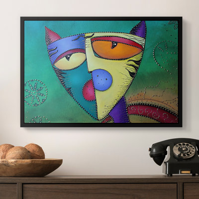 Celestial Cat-Laura Barbosa-Framed Gallery Wrapped Canvas