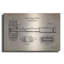 «Judge's Gavel Blueprint Brevet Parchment», art mural en métal-1396002909