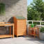Vidaxl Garden Shed Solid Fir Wood Storage Cabinet Outdoor Modern Design Ample-129097142
