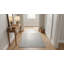 Tapis ivoire en bambou noué à la main à texture géométrique-124205868