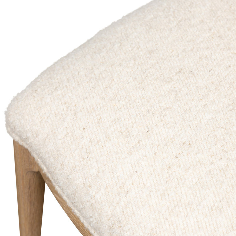 Jessen Dining Chair-Gibson Black, Polyester Blend; Linen, Charter Oatmeal