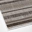 Tapis brun / gris en polyamide tissé à la machine Viva-2112260222
