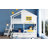 Castelnaud Kids Twin Over Twin Bunk Bed-67519203