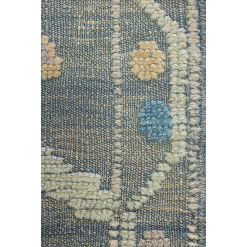 Tapis de couloir unique en laine 3 pi 2 po x 15 pi 8 po Oushak Rugs