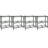 35.4'' W Metal Shelving Unit with Wheels